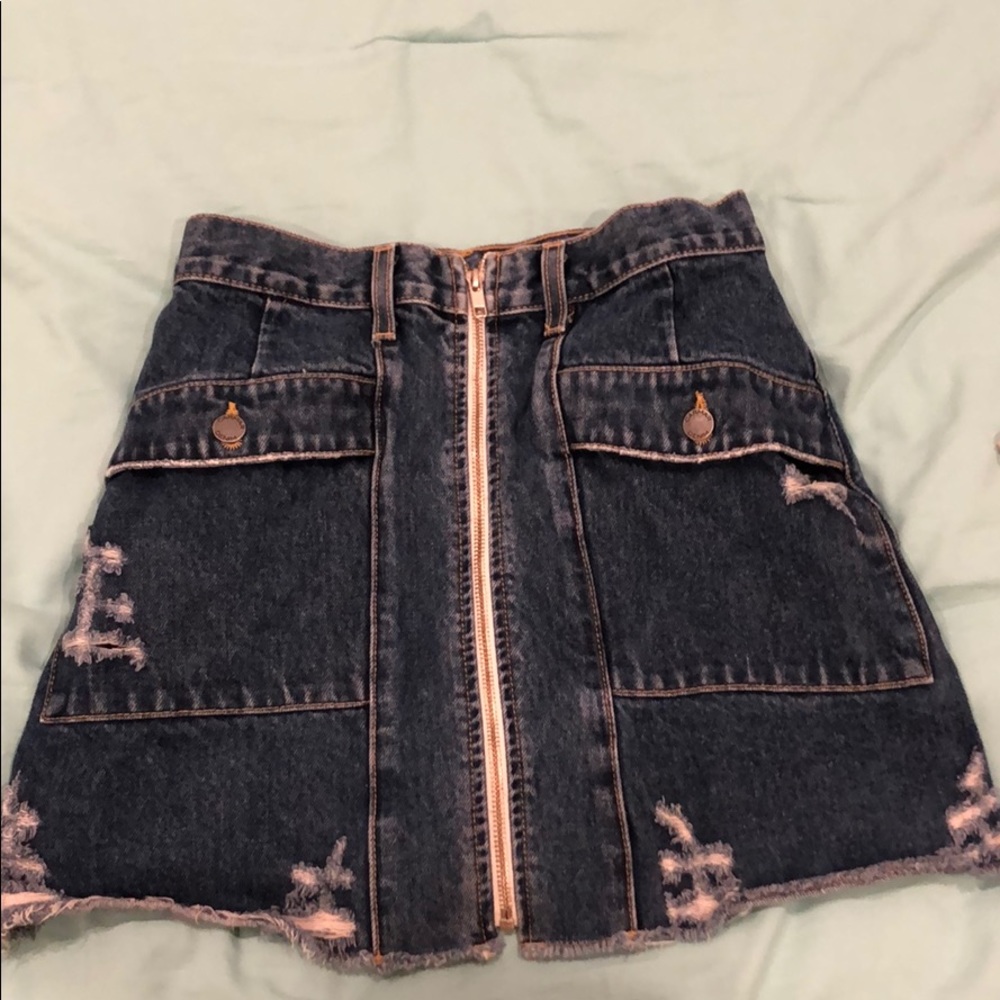 LF/Carmar mini denim skirt